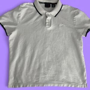 Mens perry ellis white short sleeve